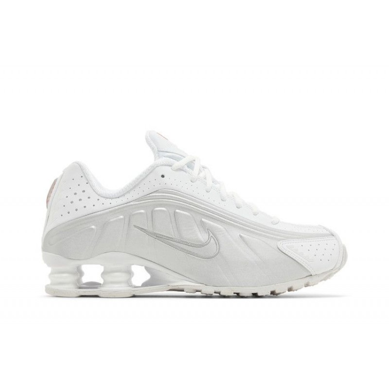 Wmns Shox R4 'White Metallic' 2024